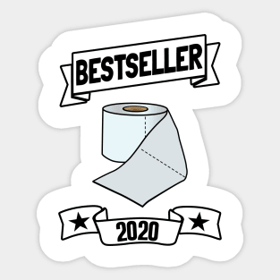 Bestseller Toilet Paper Corona Survivor Pandemic Funny Sticker